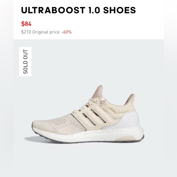 Adidas Ultraboost Sneaker Running Athleisure Sporty 7.5 Streetwear - Picture 3 of 15